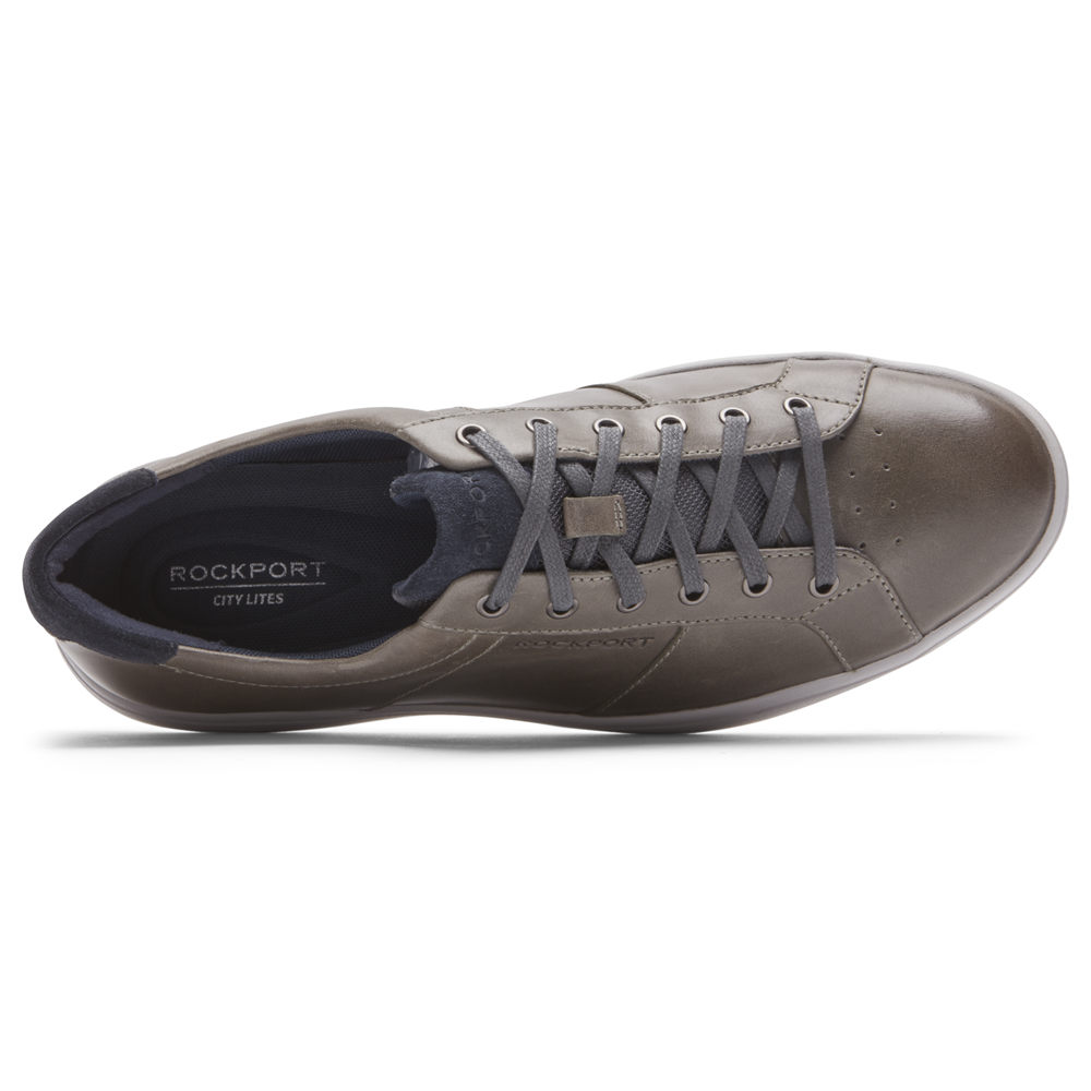 Tenis Rockport Homem Cinzentas Escuro - Jarvis Lace-To-Toe - 59631GRAF